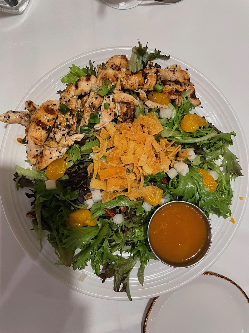 Sesame chicken salad at Belle Glade Country Club