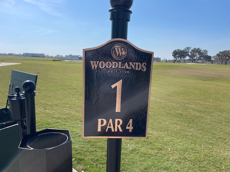 First tee view at Woodlands Golf Course The Villages