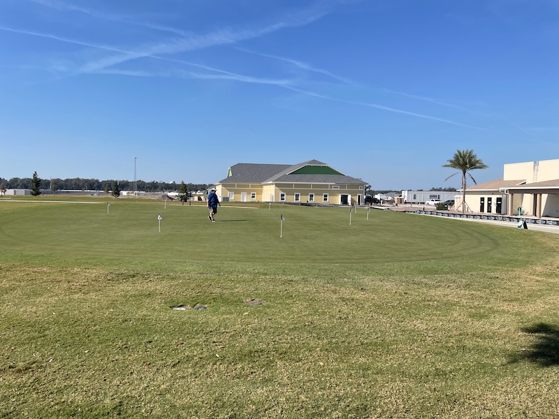 Putting green at Woodlands Golf Course The Villages