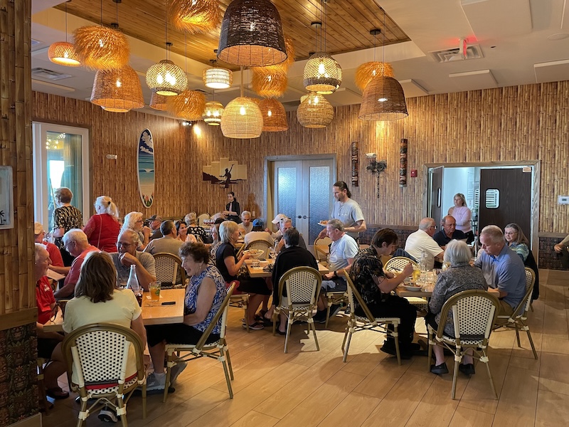 Inside dining room at Harry and the Natives Lake Okahumpka